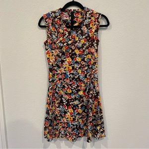 Vintage Nancy Valentine Floral Fit & Flare Dress